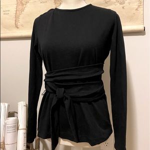 J Crew Black Blouse size small